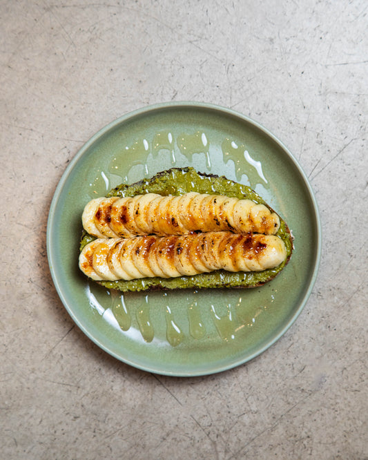 Coconut Matcha Pistachio Butter & Banana