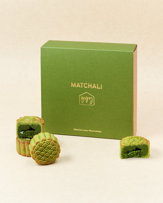 Matchali x YYY House of Cakes - Matcha Lava Mooncake