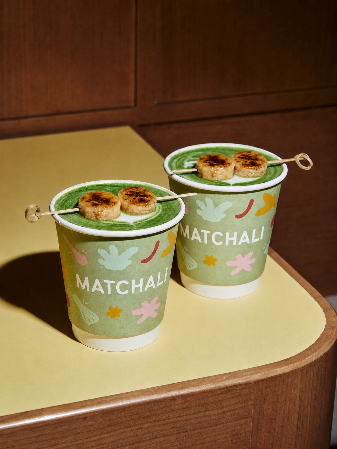 Banana Bread Matcha Latte