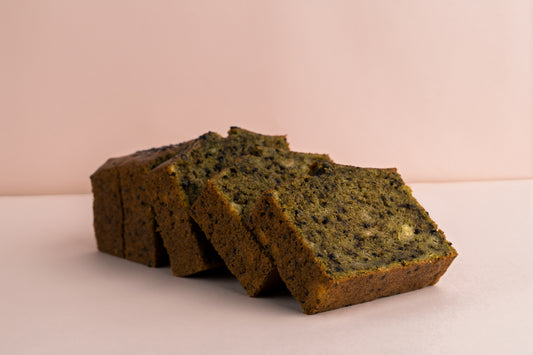 Matcha Sesame Banana Bread