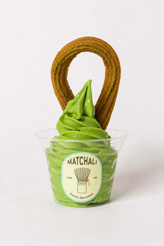 Matcha Churro Soft Serve Sundae