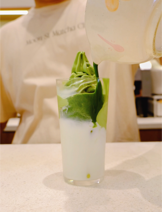 Matcha Latte Soft Serve Float